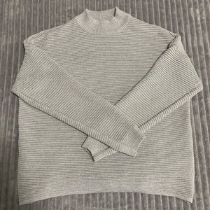 H&M Boxy Mock Turtleneck Sweater